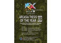 ARCASIA Thesis of the Year 2023 (TOY ARCASIA 2023)